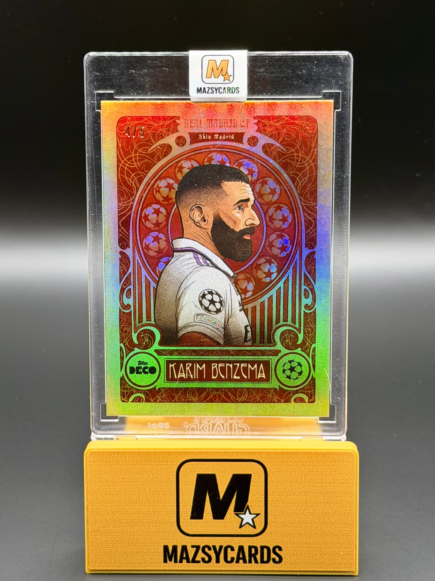 2022/23 Topps Ucl Deco Champions League Karim Benzema Artistry /5