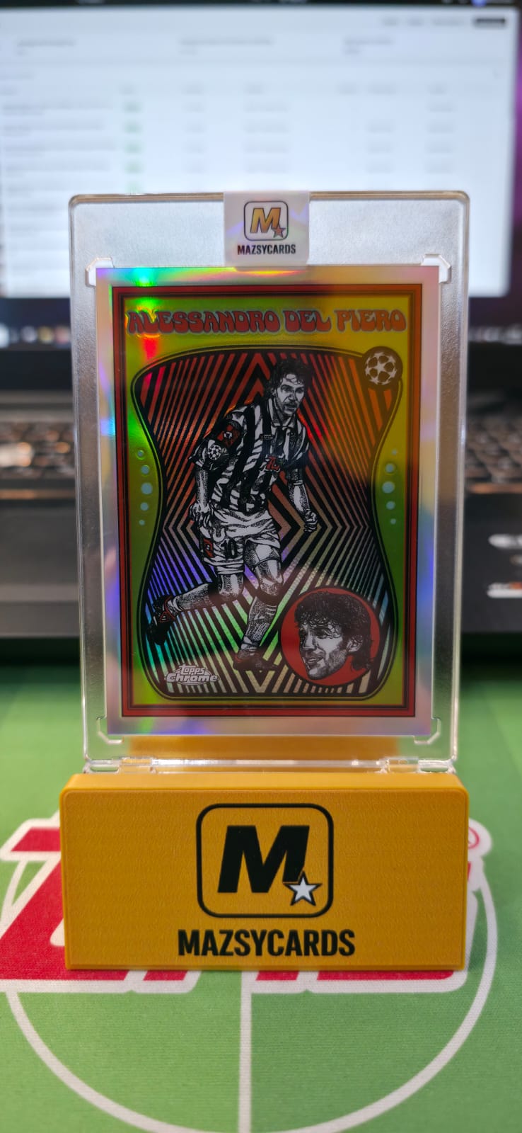 ALESSANDRO DEL PIERO - TOPPS CHROME ULTRA VIOLET ALL-STARS CASEHIT SSP