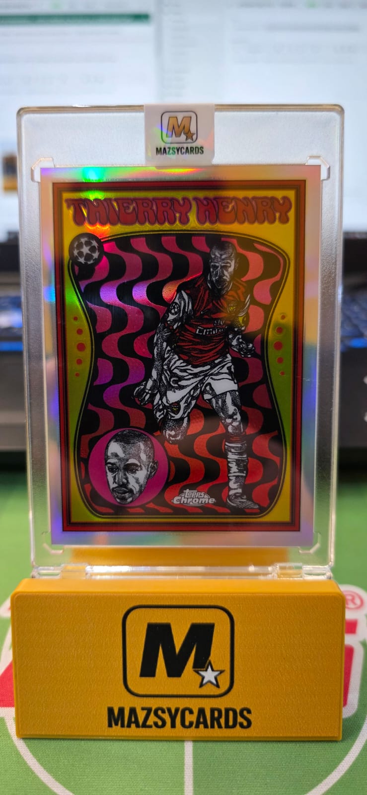 THIERRY HENRY - TOPPS CHROME ULTRA VIOLET ALL-STARS CASEHIT SSP