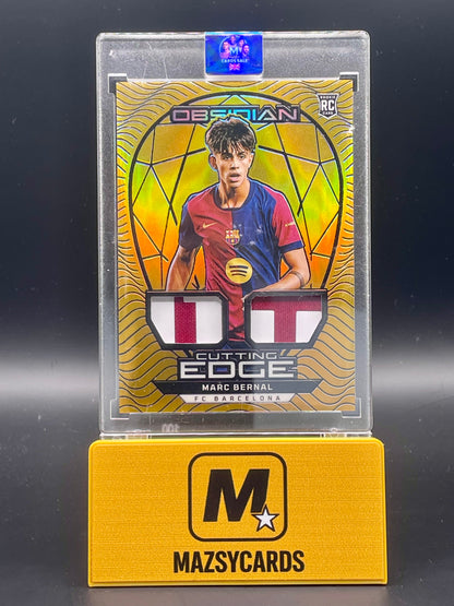 2024/25 Obsidian Soccer Marc Bernal RC Gold Dual Patch /10