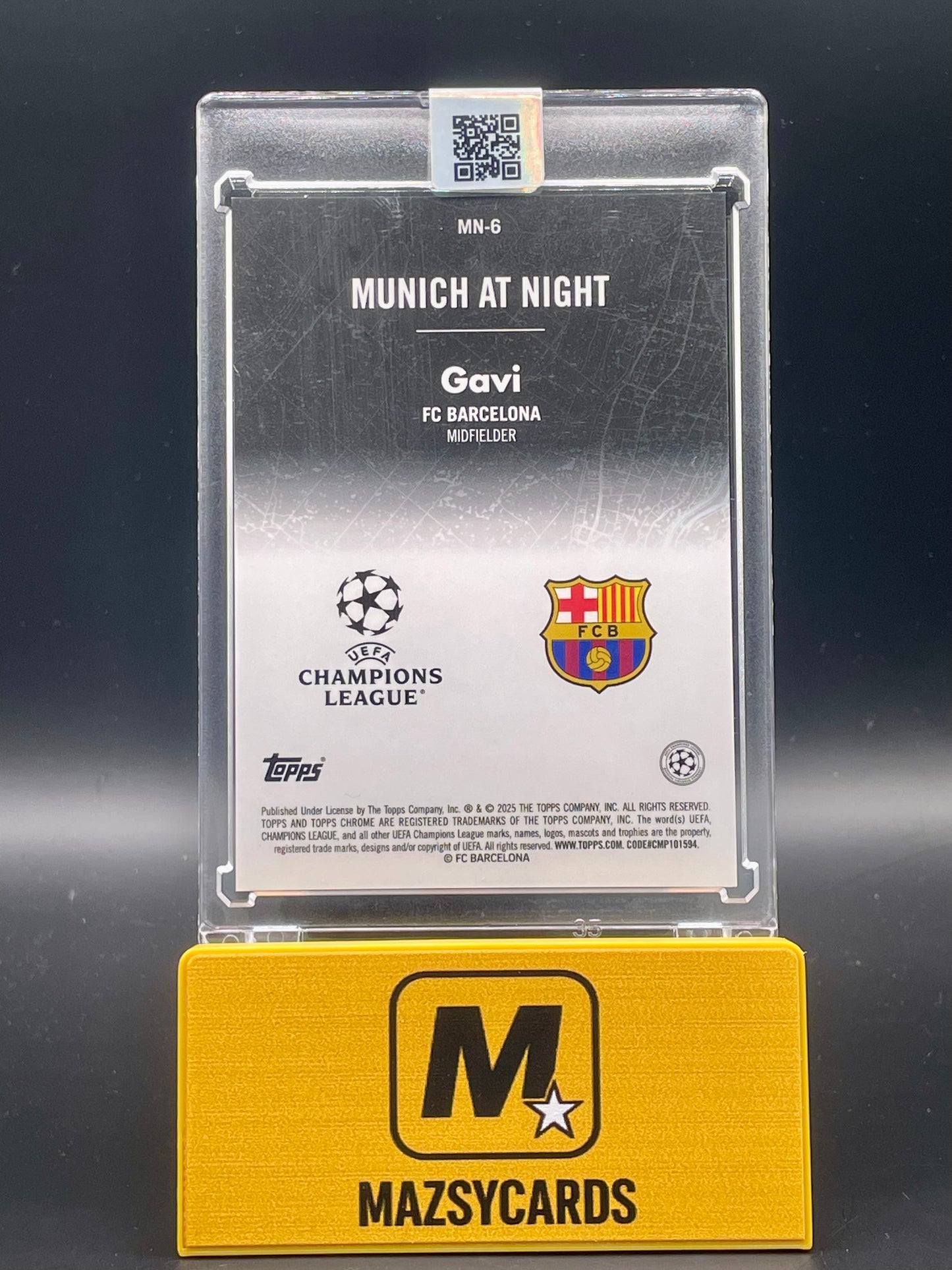 Gavi 2024-25 Topps Chrome UCC Munich at Night