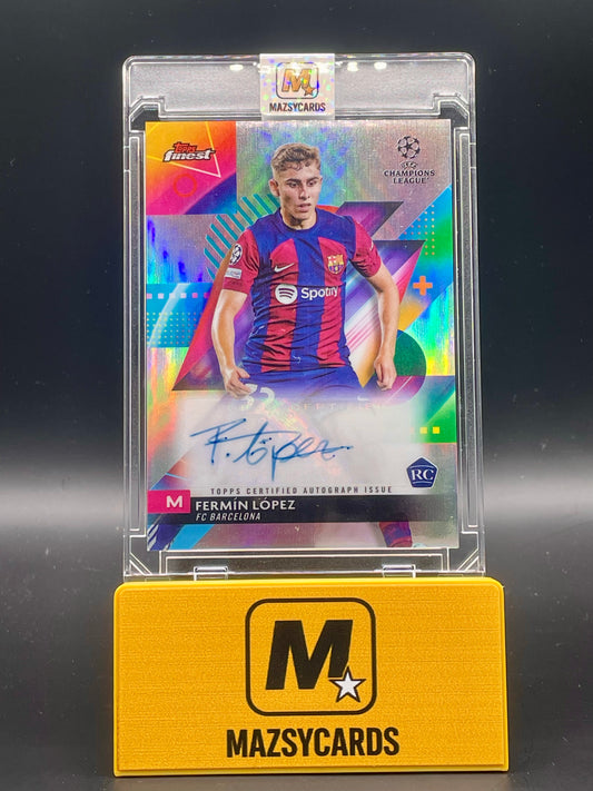 2023-24 Topps Finest UEFA Fermin Lopez Auto RC Rookie