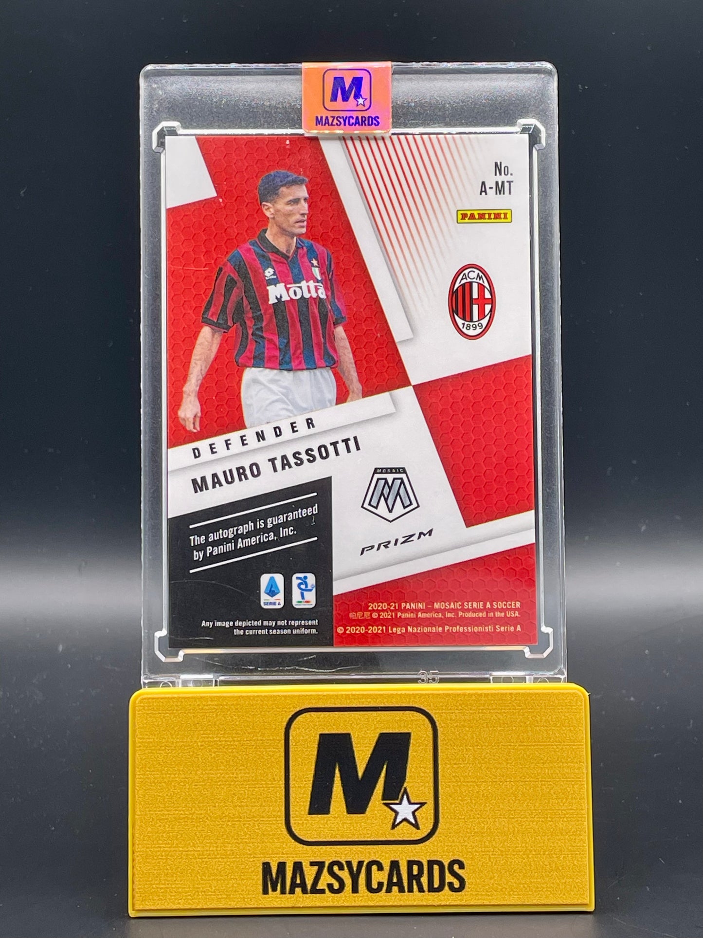 2020-21 Panini Mosaic Serie A - Mauro Tassotti - Mosaic AUTO