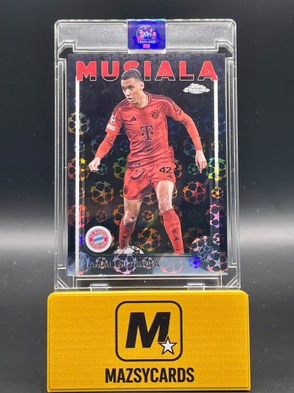 2024-25 Topps Chrome Jamal Musiala Auto Black Refractor /10