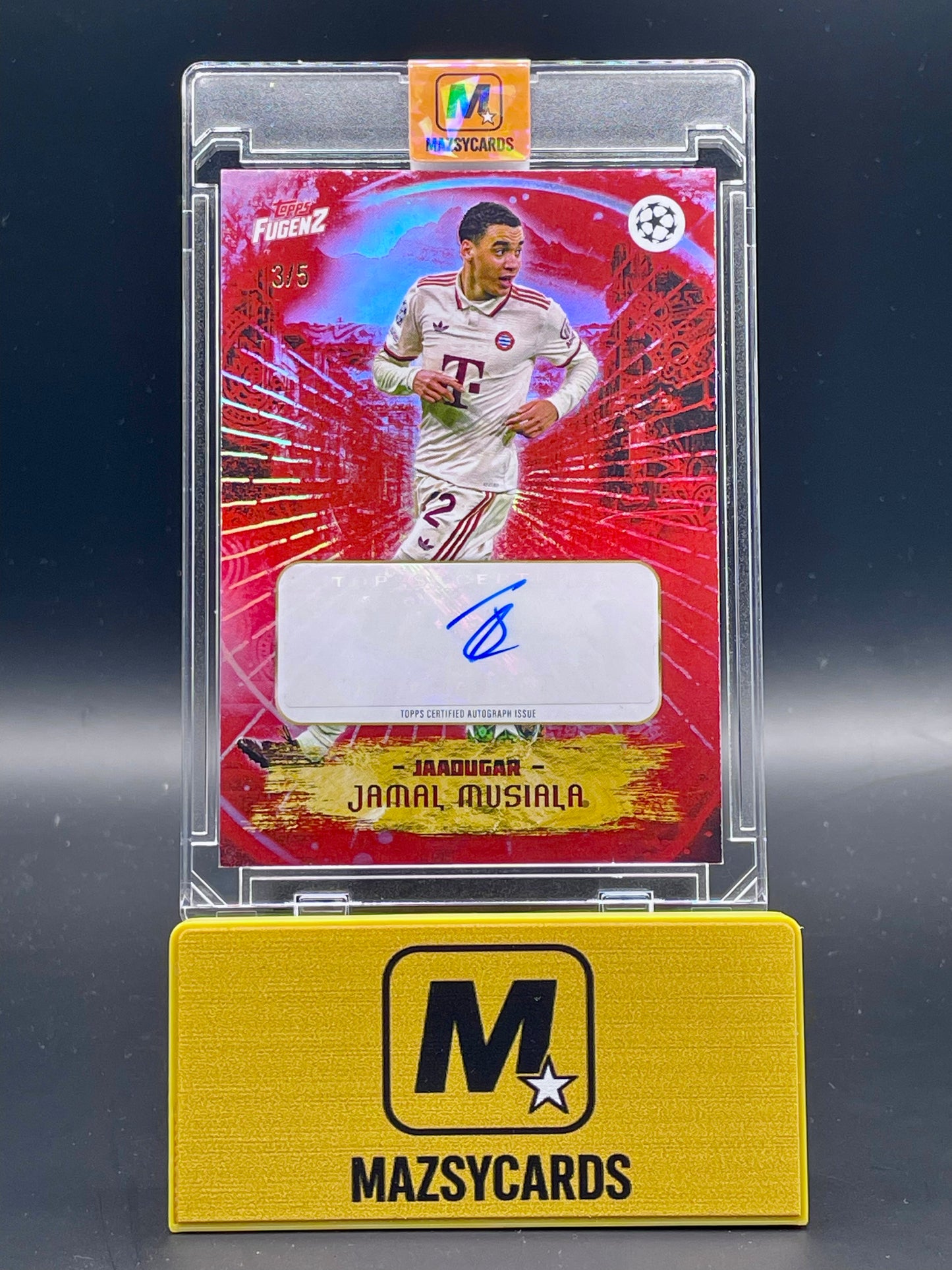 2024/25 jamal musiala auto /5 topps fugenz