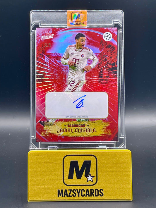 2024/25 jamal musiala auto /5 topps fugenz