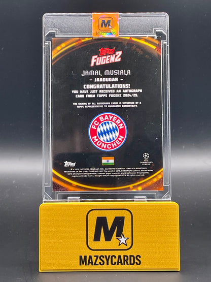 2024/25 jamal musiala auto /5 topps fugenz