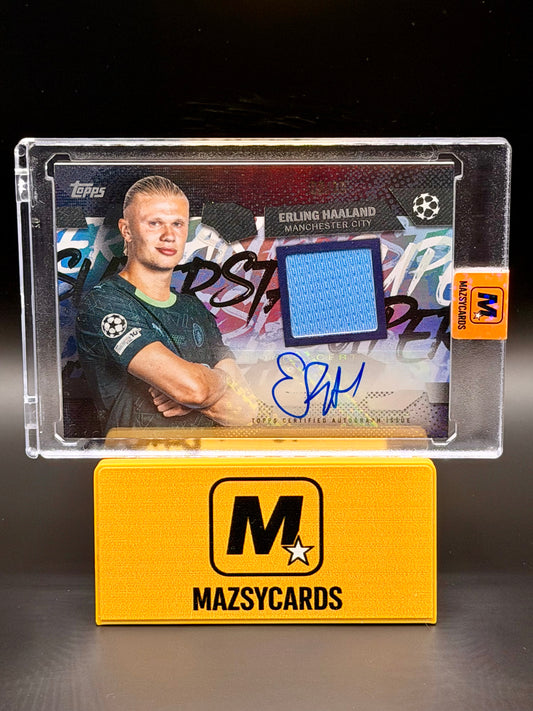 Topps UCC Flagship 2025/26 - Erling Haaland auto worn relic /10 BLACK