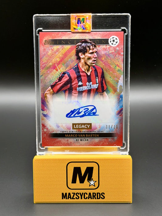 2024-25 Topps Inception UCC AC Milan MARCO VAN BASTEN Auto Red /10