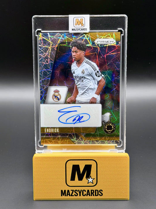 2025 Panini Prizm FIFA Club World Cup Endrick Silver Velocity Auto