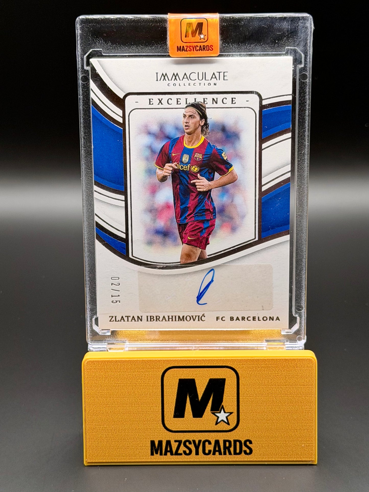 2023-24 Panini Immaculate Collection Zlatan Ibrahimovic Excellence Autograph /15