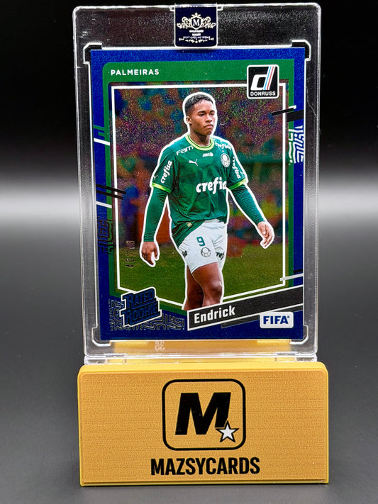 2023-24 Optic FIFA Endrick Rated Rookie Blue Sparkle /49