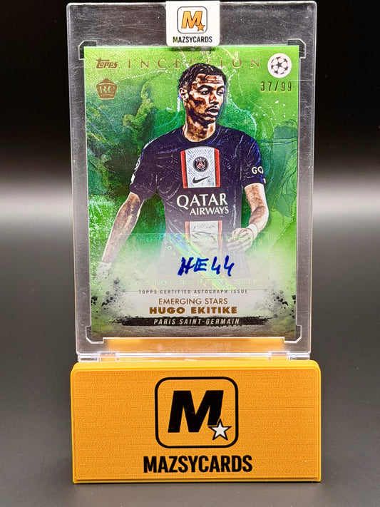 2022 Topps Inception UEFA Hugo Ekitike Auto RC Rookie /99