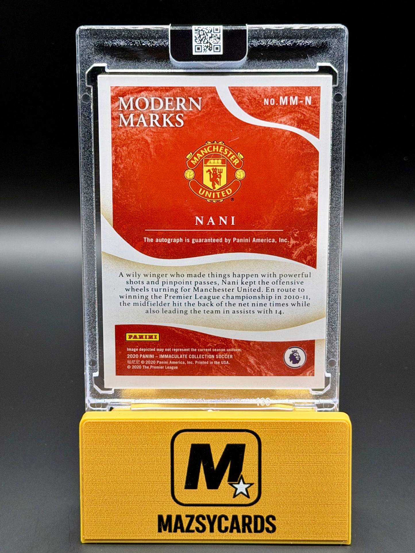 2020 Panini Immaculate Modern Marks Bronze /50 Nani