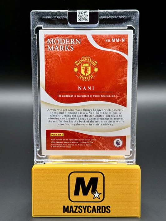 2020 Panini Immaculate Modern Marks Bronze /50 Nani