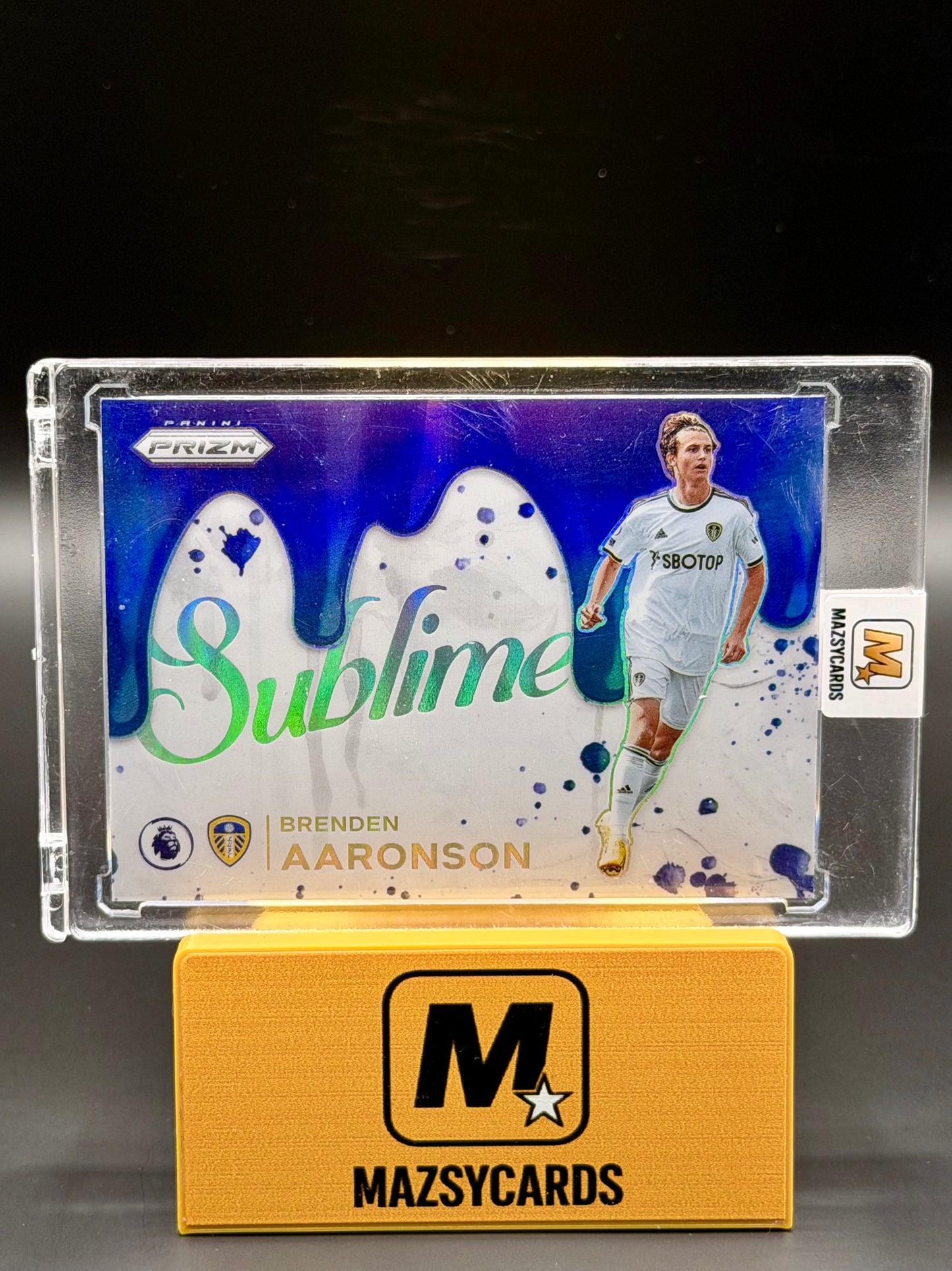 BRENDEN AARONSON 2022-23 Panini Prizm EPL #2 SUBLIME Case Hit SSP