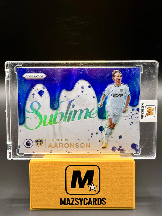 BRENDEN AARONSON 2022-23 Panini Prizm EPL #2 SUBLIME Case Hit SSP