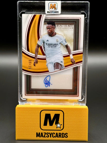 Panini Immaculate 2023-24 Vinicius Jr Vini Jr Shadowbox Auto /20 Real Madrid