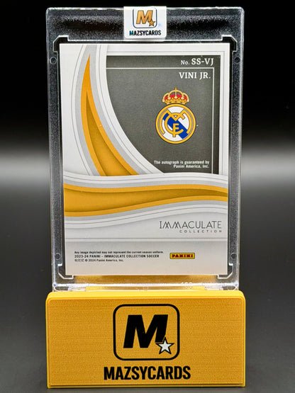 Panini Immaculate 2023-24 Vinicius Jr Vini Jr Shadowbox Auto /20 Real Madrid
