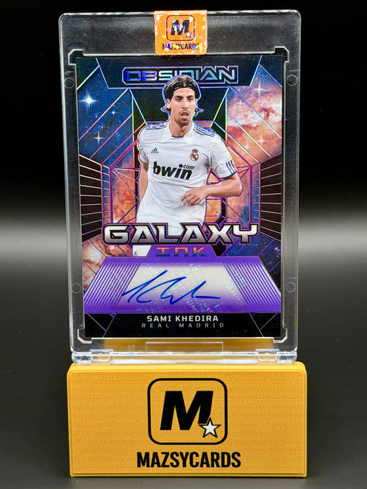 2024-25 Panini Obsidian Soccer Sami Khedira Galaxy Ink Auto /7