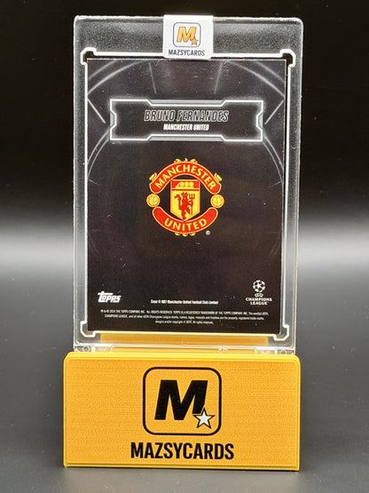 2023-24 UEFA Club Competitions Showtime Show Up Black /99 Bruno Fernandes Auto