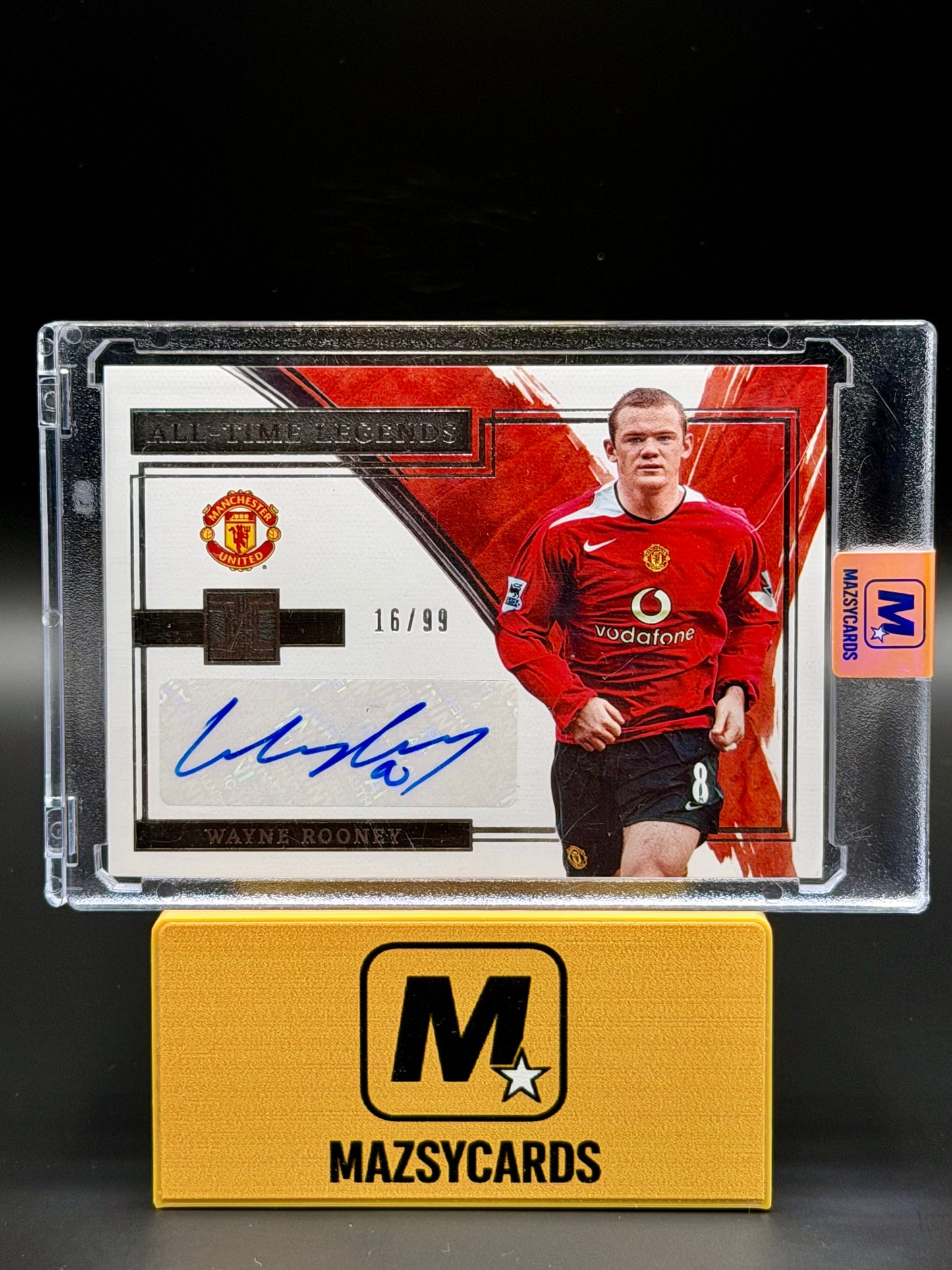 Panini Impeccable 2021-2022 Wayne Rooney Auto All Time Legends /99