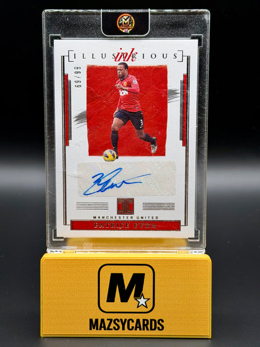 2021-22 Panini Impeccable Patrice Evra Illustrious Ink Auto /99 Man United