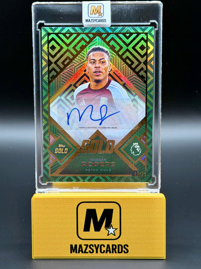 Topps Premier League Gold 25/26 - Morgan Rogers Auto /75