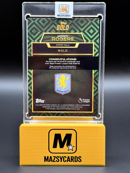 Topps Premier League Gold 25/26 - Morgan Rogers Auto /75