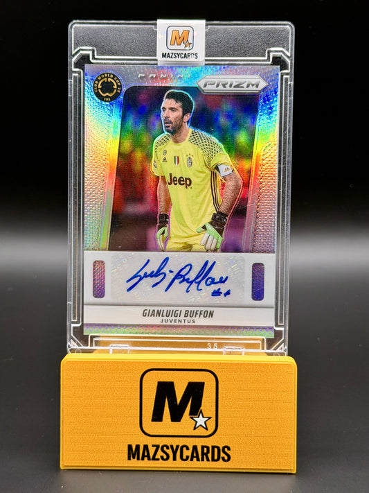 GIANLUIGI BUFFON 2025 PRIZM FIFA SILVER SIGNATURE AUTO /99