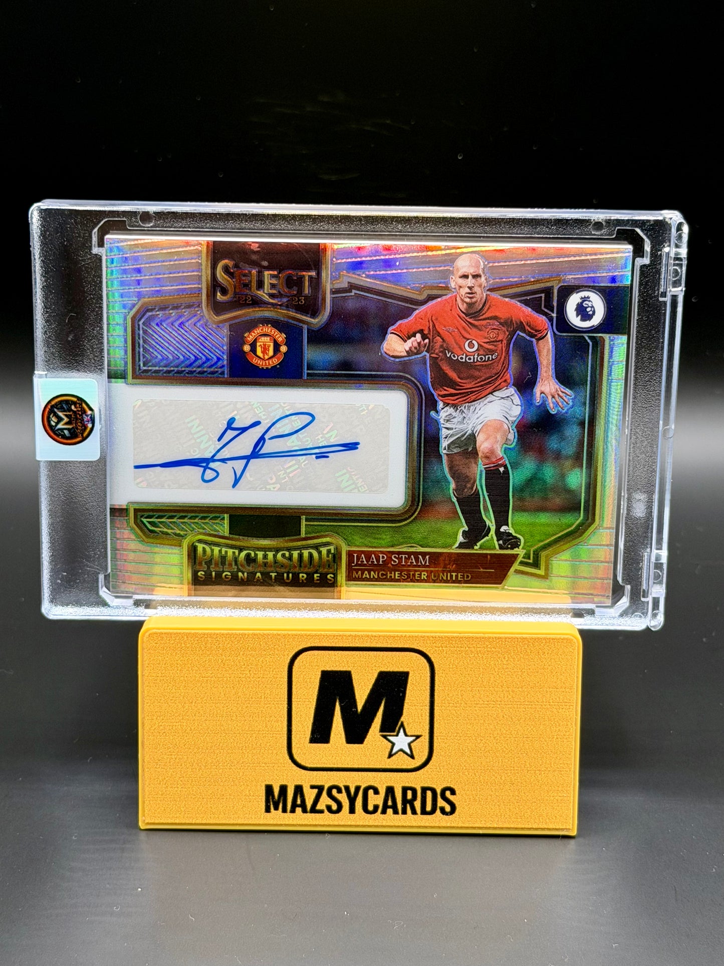2022-23 Panini Select Premier League Pitchside Signatures Jaap Stam Auto