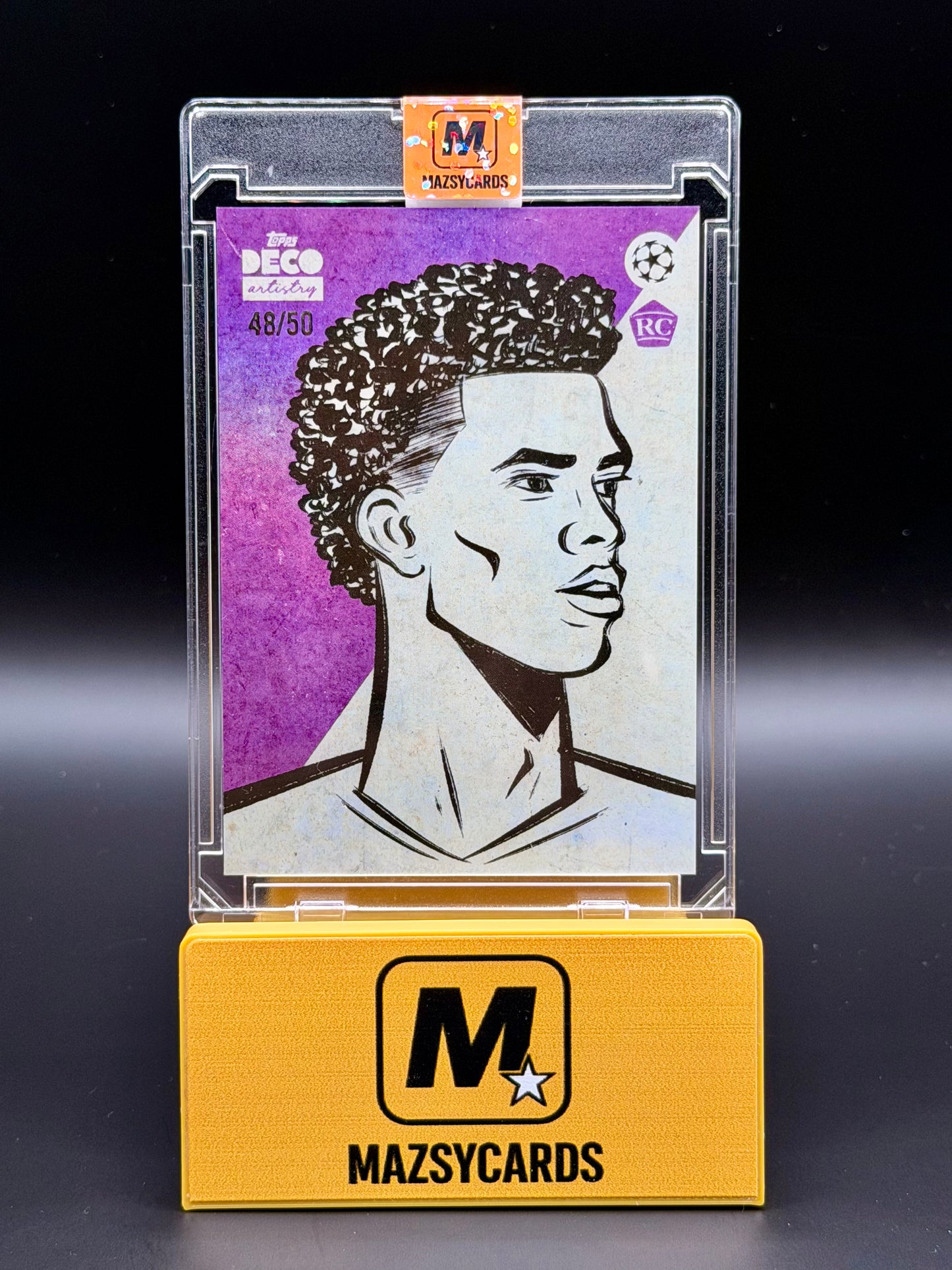 Estevao Willian 2025 Topps Deco UCC Artistry Rookie RC Purple /50