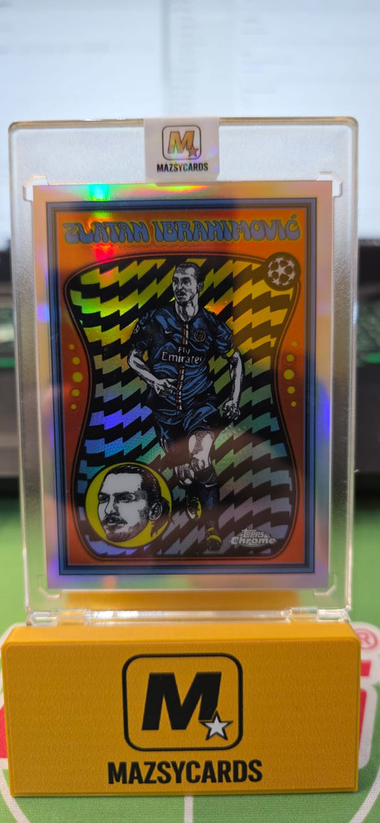 ZLATAN IBRAHIMOVIC - TOPPS CHROME ULTRA VIOLET ALL-STARS CASEHIT SSP