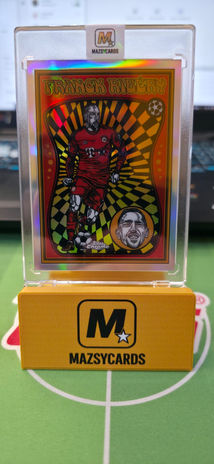 FRANK RIBERY - TOPPS CHROME ULTRA VIOLET ALL-STARS CASEHIT SSP