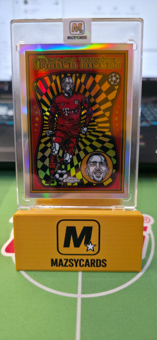 FRANK RIBERY - TOPPS CHROME ULTRA VIOLET ALL-STARS CASEHIT SSP