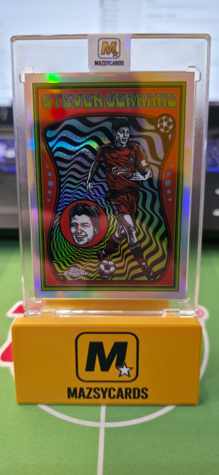STEVEN CERRARD - TOPPS CHROME ULTRA VIOLET ALL-STARS CASEHIT SSP